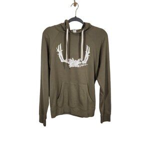Westrek Hunting Women's OLIVE FLORAL‎ BUCK HOODIE - Size Small